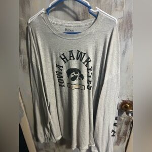 Iowa Hawkeye plus size long sleeve shirt